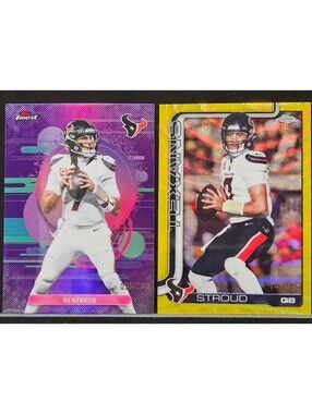 CJ Stroud Topps Lot of 2 Insert / Parallel Numbered